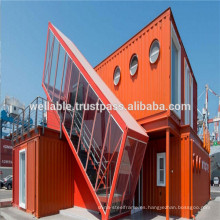 Certificado ISO Moderno Diseño Estructural Marco de Acero 20FT / 40FT Container Houses